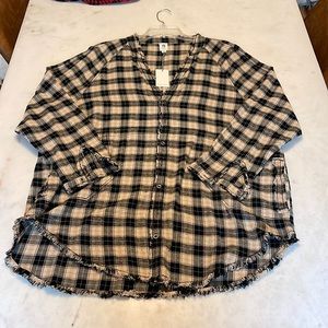 Vici Flannel Plaid Dress